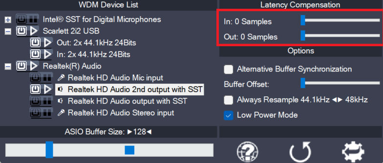 Latency Compensation