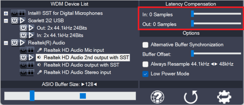 Latency Compensation