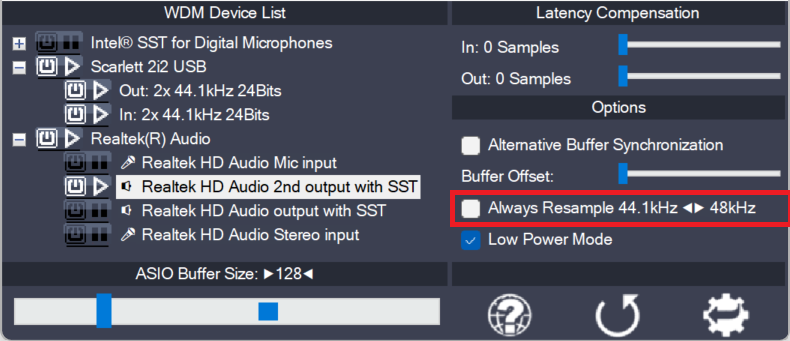 Always Resample 44.1<->48 kHz